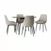 Rowico Esstisch Yumi Mit Polsterstühlen, 5-tlg. -Angebote Möbel Store 1691134
