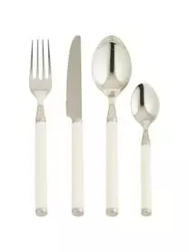 Villeroy & Boch Design-Besteck-Set Play! White Pearl, 6 Personen (24 -tlg.)