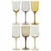 Bitossi Home Mundgeblasene Weingläser Diseguale In Unterschiedlichen Farben Und Formen, 6 Stück -Angebote Möbel Store 1692270