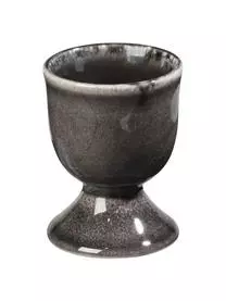 Broste Copenhagen Handgemachte Eierbecher Nordic Coal, 4 Stück