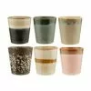 HKliving Handgemachte XS Becher 70's, 6er-Set 2 HKliving Handgemachte XS Becher 70's, 6er-Set -Angebote Möbel Store 1692380