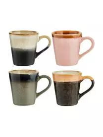 HKliving Handgemachte Espressotassen 70's, 4er-Set 3 HKliving Handgemachte Espressotassen 70's, 4er-Set