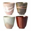 HKliving Handgemachte Becher Yunomi, 4er-Set -Angebote Möbel Store 1692576