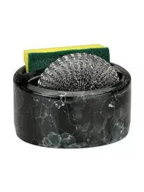 Andrea House Schwammhalter Bubble In Marmor-Optik, 3er-Set 3 Andrea House Schwammhalter Bubble In Marmor-Optik, 3er-Set