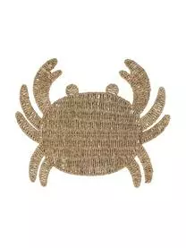 Cote Table Seegras-Tischset Crab In Krebsform