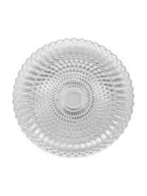 Cote Table Frühstücksteller Milesia Aus Ornamentglas, 2 Stück