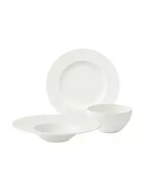 Villeroy & Boch Porzellan Geschirr-Set Rock, 2 Personen (6-tlg.) 3 Villeroy & Boch Porzellan Geschirr-Set Rock, 2 Personen (6-tlg.)
