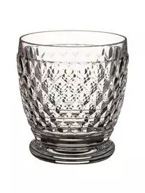 Villeroy & Boch Kristall-Wassergläser Boston Mit Relief, 4 Stück 3 Villeroy & Boch Kristall-Wassergläser Boston Mit Relief, 4 Stück