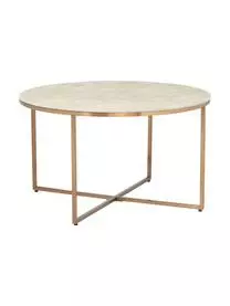ICONS By Westwing Collection Runder Couchtisch Antigua Mit Glasplatte In Marmor-Optik Von Motsi Mabuse 7 ICONS By Westwing Collection Runder Couchtisch Antigua Mit Glasplatte In Marmor-Optik Von Motsi Mabuse – Bild 5