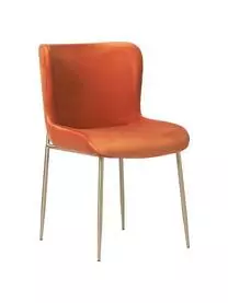 ICONS By Westwing Collection Samt-Polsterstuhl Tess Von Chris Glass