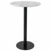 HOUSE NORDIC Runder Stehtisch Bolzano In Marmor-Optik