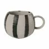 Bloomingville Handgemachte XL-Tasse Serina Gestreift