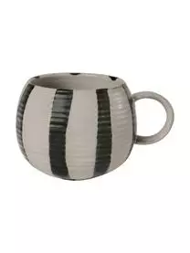 Bloomingville Handgemachte XL-Tasse Serina Gestreift
