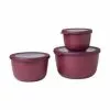 Mepal Runde Aufbewahrungsschüssel Cirqula, 3er-Set