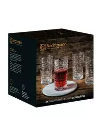 Nachtmann Kristall-Longdrinkgläser Ethno, 4 Stück 6 Nachtmann Kristall-Longdrinkgläser Ethno, 4 Stück – Bild 4