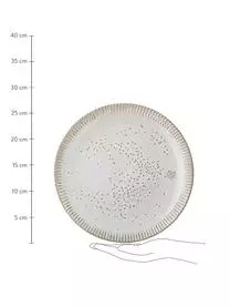 Bloomingville Handgemachte Speiseteller Thea Mit Reaktiver Glasur Und Rillenrelief, 4 Stück 5 Bloomingville Handgemachte Speiseteller Thea Mit Reaktiver Glasur Und Rillenrelief, 4 Stück – Bild 3